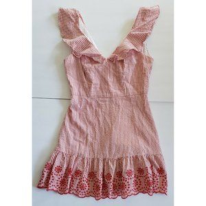 BCBGeneration Dress Women's XS Mini Seersucker